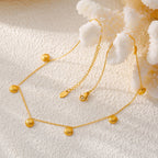 Dainty Geometric Scallop Shell Choker Necklace