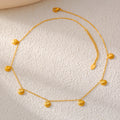 Dainty Geometric Scallop Shell Choker Necklace
