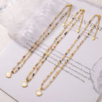 Bohemian Natural Stone Beaded Choker Necklace