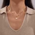 Bohemian Natural Stone Beaded Choker Necklace