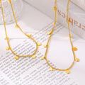 Dainty Multi Flower Charm Choker Necklace