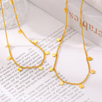 Dainty Multi Flower Charm Choker Necklace