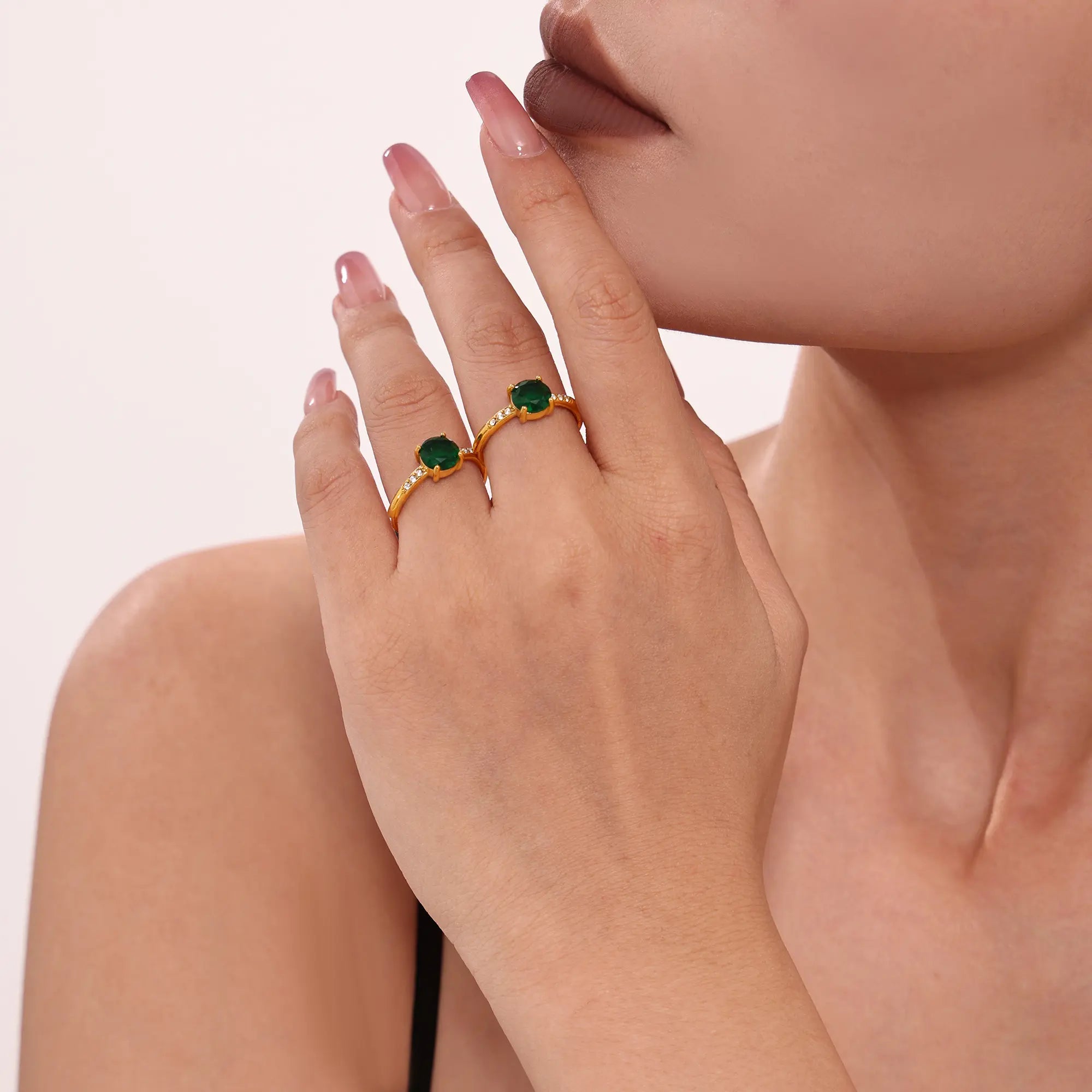 Luxury Cushion Cut Gemstone Statement Ring