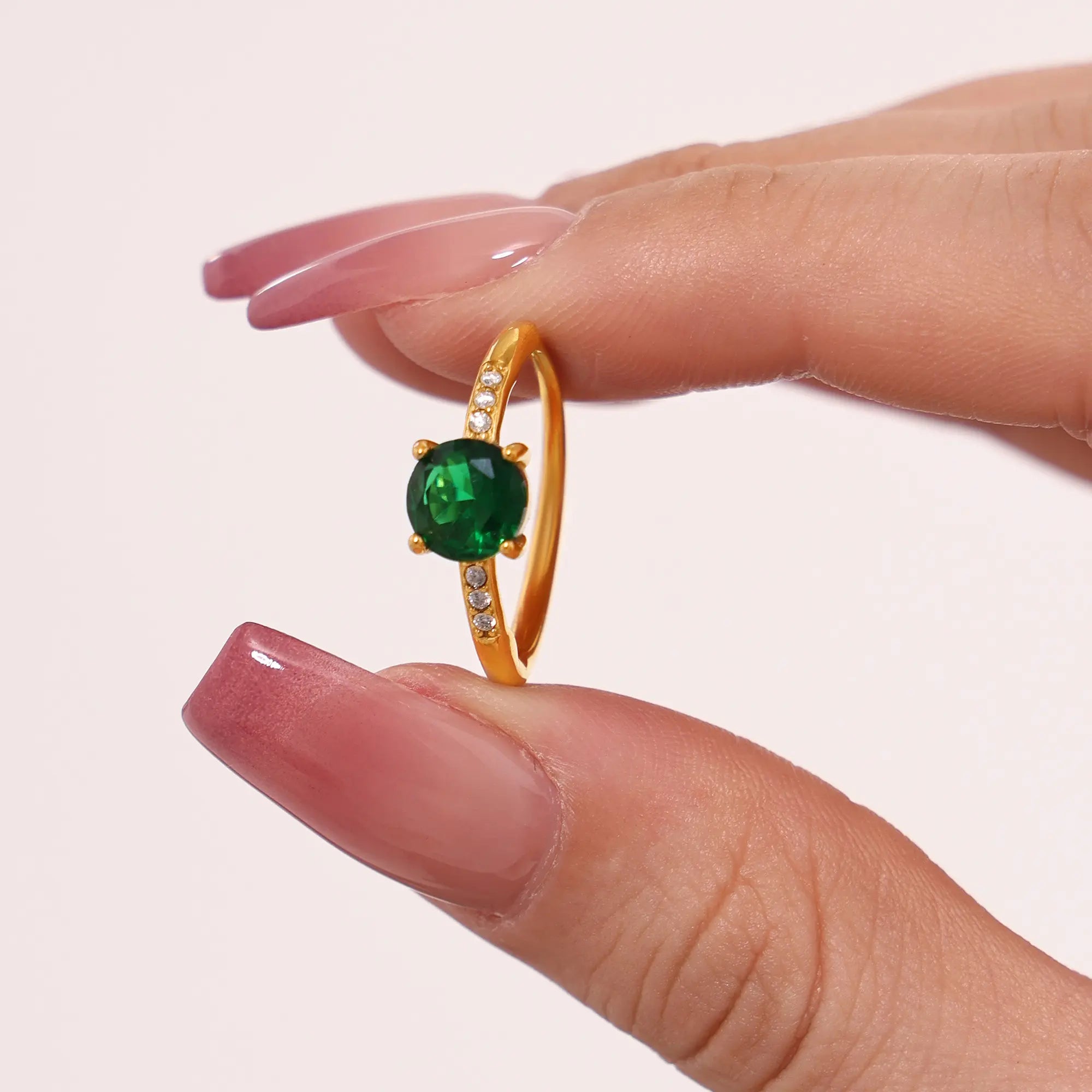 Luxury Cushion Cut Gemstone Statement Ring