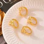 Vintage Molten Metal Irregular Open Ring
