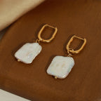 French Baroque Pearl Drop Earrings