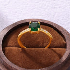 Luxury Cushion Cut Gemstone Statement Ring