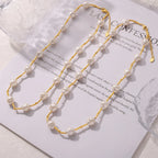 French Vintage Baroque Pearl Beaded Choker Necklace